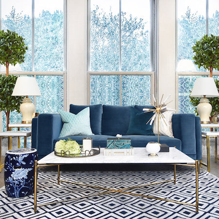SHOP THE LOOK . POP OF BLUE HOME INSPIRATIONS