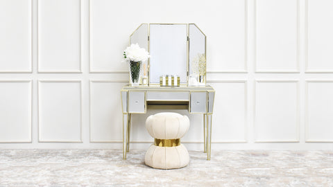 SHOP THE LOOK . THE MOST PETITE VANITY TABLE