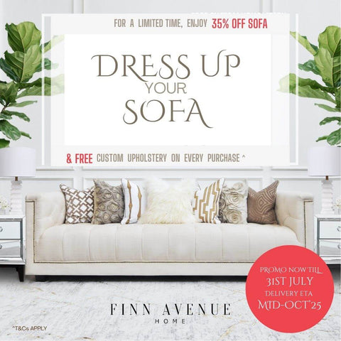 'Dress Up Your Sofa' Sale