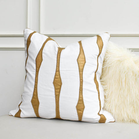 Modern 100% cotton woven throw cushion with piped edge that compliments any sofa or bedding appearance instantly.