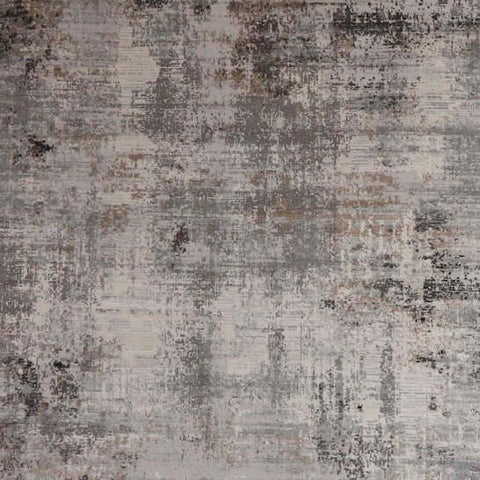 Macek Abstract Art Luxury Rug in Taupe grey cream and grey for Dining Rooms and Living Room Designs.