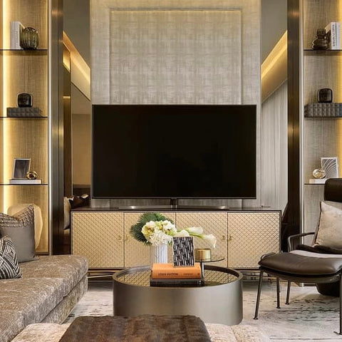 Shop The Look: Luxe Entertainment &amp; Modern Art Deco Glamour