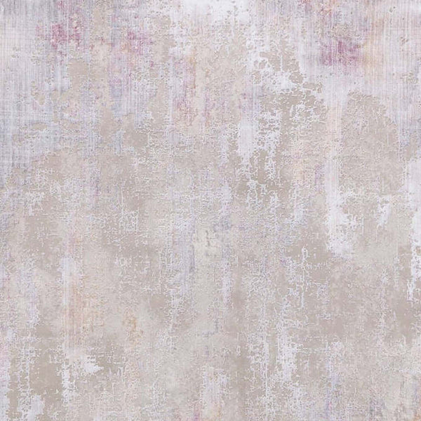 Anais Luxury Rug, a splash of pink and gold in an abstract art rug design. 