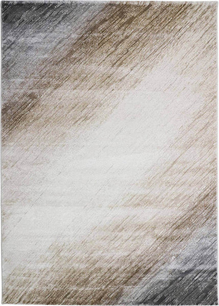 An ombre blend of neutral grey and brown metallic sheen. 