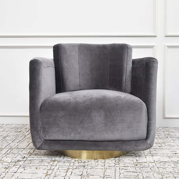 Clyde Curved Armchair  – Custom Upholstery Edition