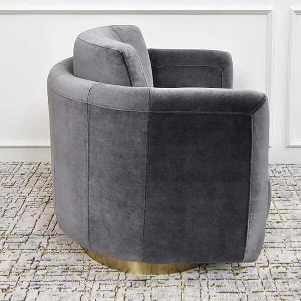 Clyde Curved Armchair  – Custom Upholstery Edition