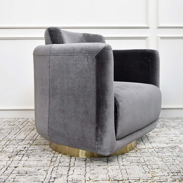 Clyde Curved Armchair  – Custom Upholstery Edition