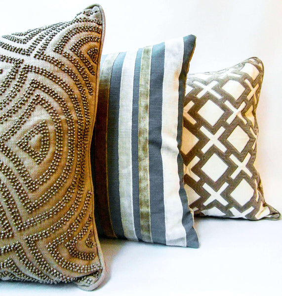 Candice Olson's olive cushion in series.