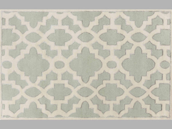 Hand-tufted of New Zealand wool, this Candice Olson plush rug exudes true art form with details of unique patterns that inspire.