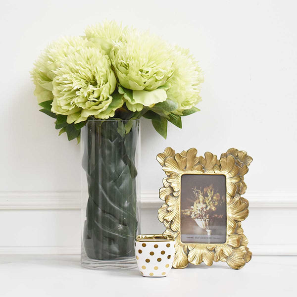 Decorative Peony Lime Flower