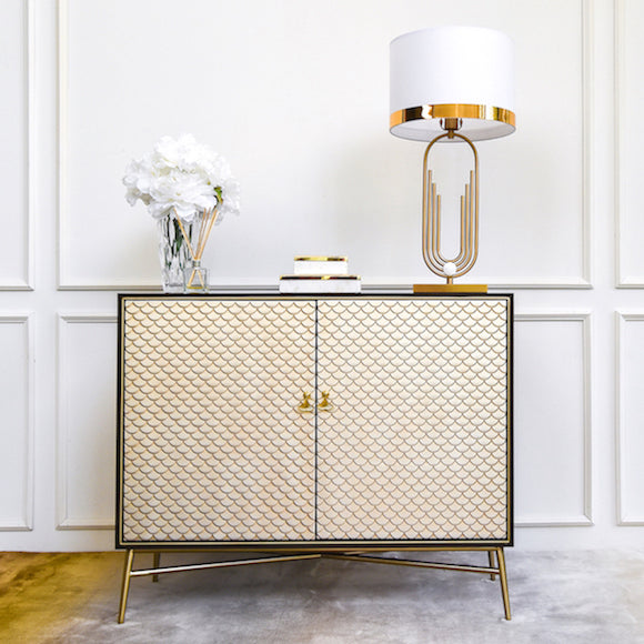 2 Door Cabinet for entryway or hallway.