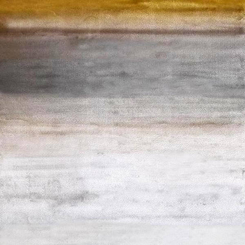 Evka Moon Silky Luxury Rug in Gold and Silver Ombre.