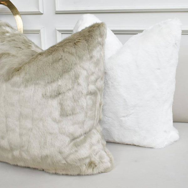 Felsina Fur Throw Cushion