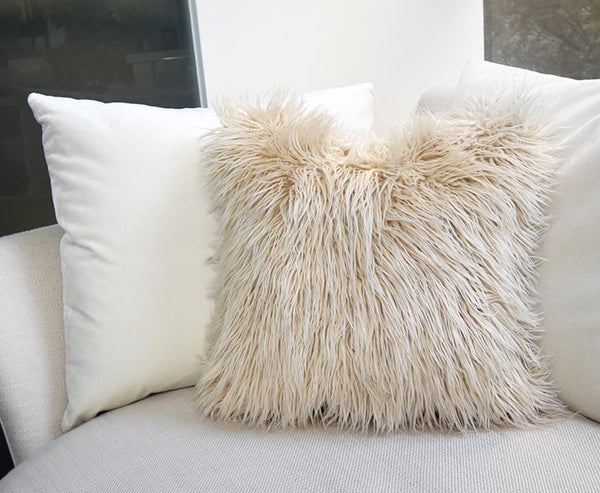 Suits any neutral themed living room, this Furfur cushion is sure to add a bit of spice to your theme.