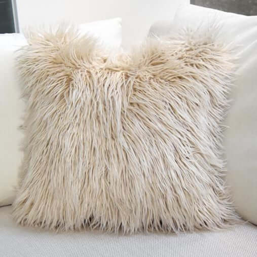 A neutral toned cushion in Oat Beige colours that will suit any minimalistic living room theme.