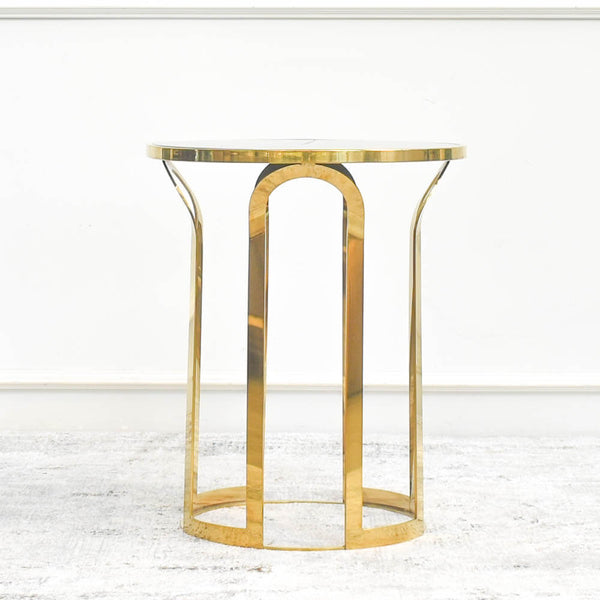 Gramercy Park Glass Side Table, Nesting, 2 Sizes