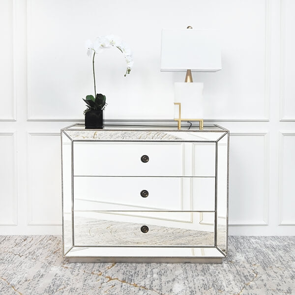 Hermes Mirrored Chest of Drawers