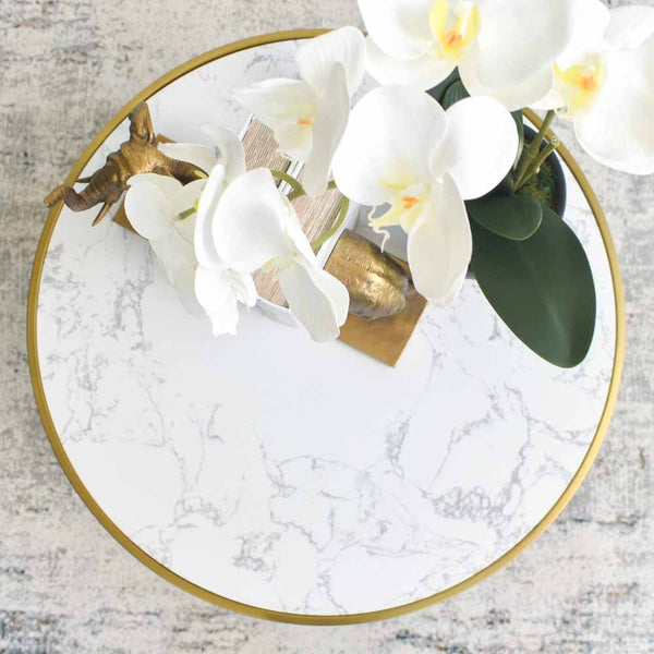 Meja Kopi Marmar Puncak Bukit