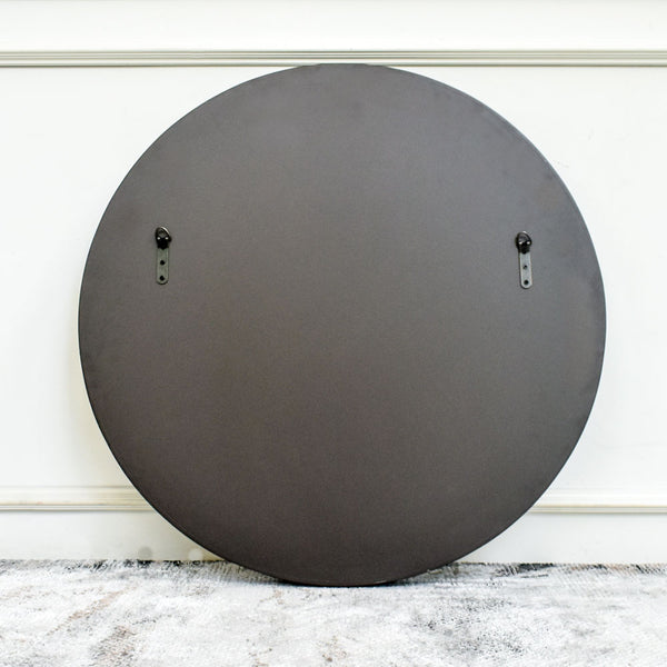 Odette Round Wooden Mirror