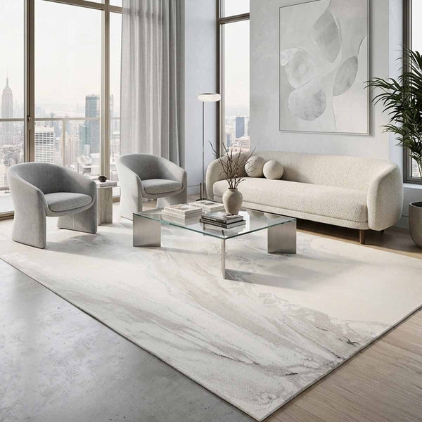 Baywind Art Rug, Neutral Palette