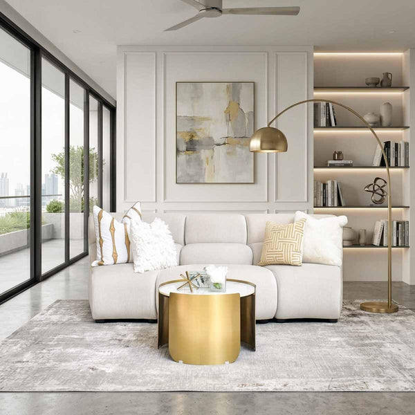 Cava 3-Seater Curved Modular Sofa