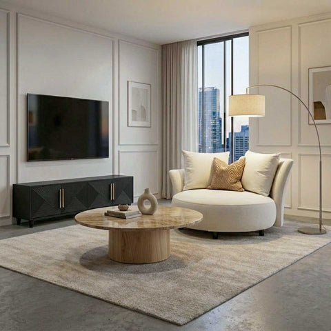 Pullman Luxury Rug, Neutral Palette