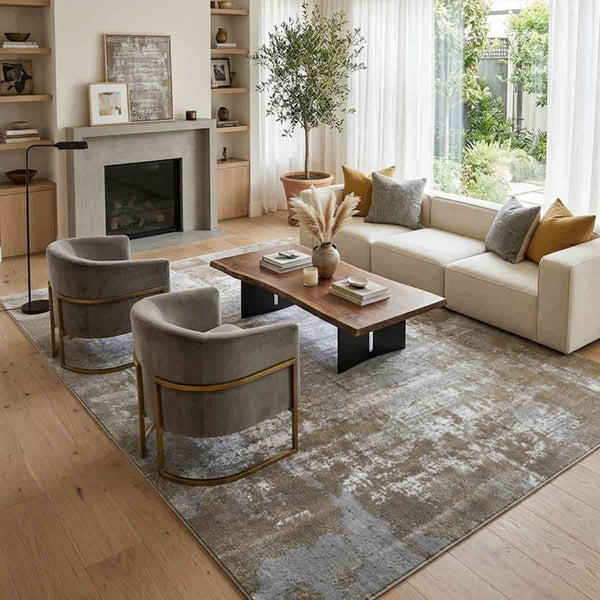 Edward Modern Art Rug