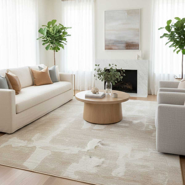 Elly Waterproof Rug: A Serene Ombre Design for Your Home