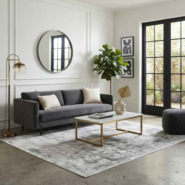 Levine Luxury Art Rug, Neutral Hues