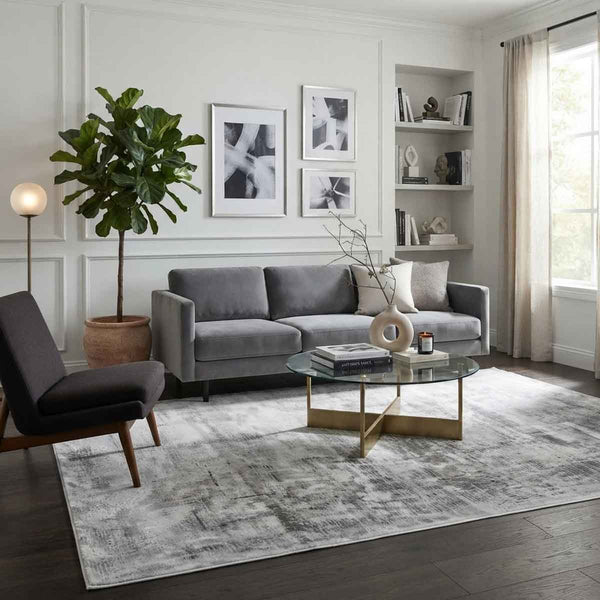 Levine Luxury Art Rug, Neutral Hues