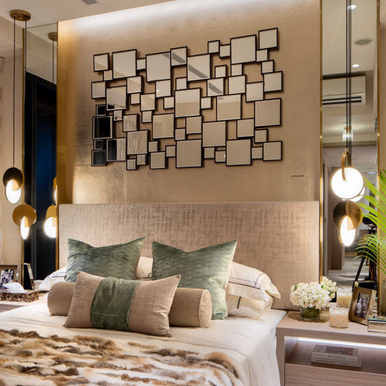 Geometric Paradox Wall Mirror