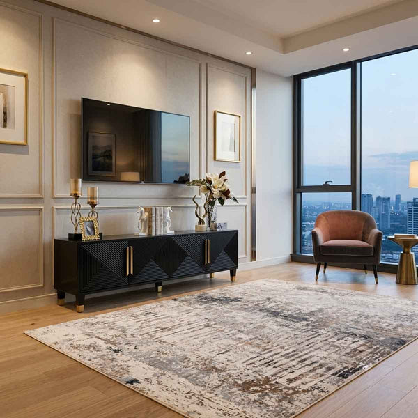 Baptiste Abstract Art Rug