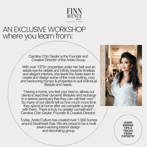 Ticket to Styling Workshop, "TRANSFORM Your HOME in Under 2 Hours!"