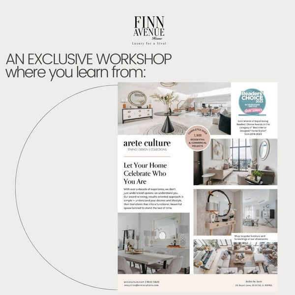 Ticket to Styling Workshop, "TRANSFORM Your HOME in Under 2 Hours!"