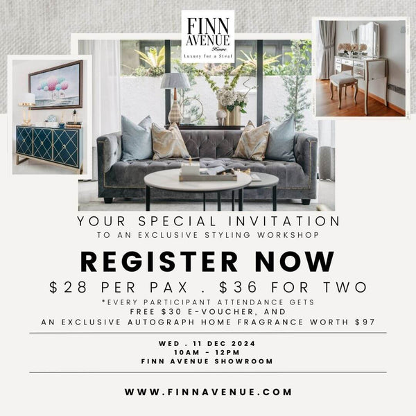 Ticket to Styling Workshop, "TRANSFORM Your HOME in Under 2 Hours!"