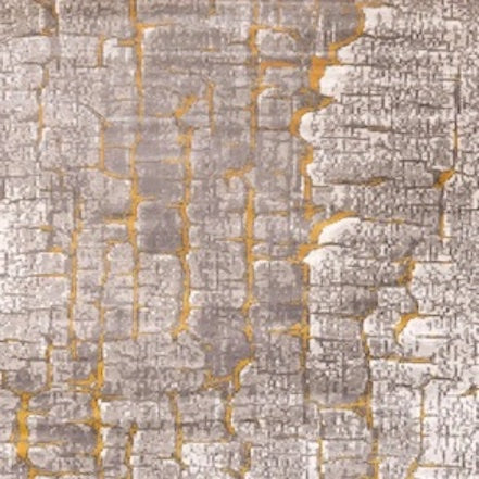 Tallien Gold Luxury Silky Rug perfect for Modern Living Room Home Interior Design.