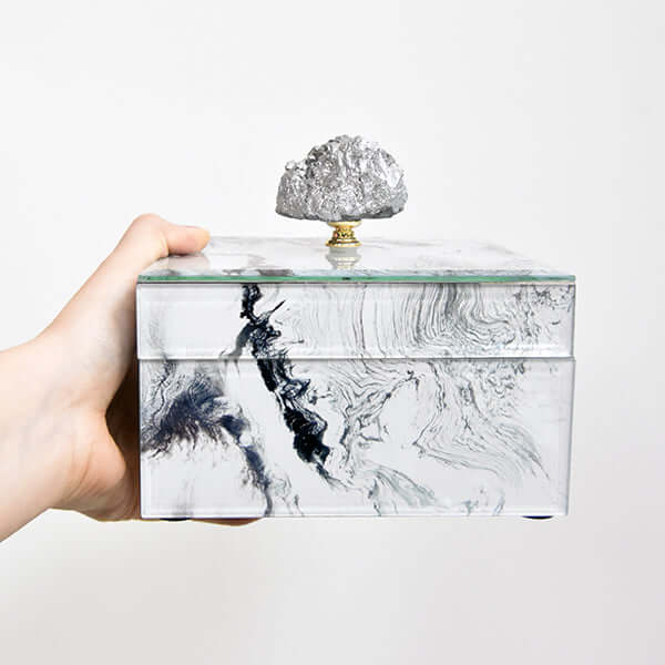 Decor inspirations, store your trinkets and keepsake in a stylish box.