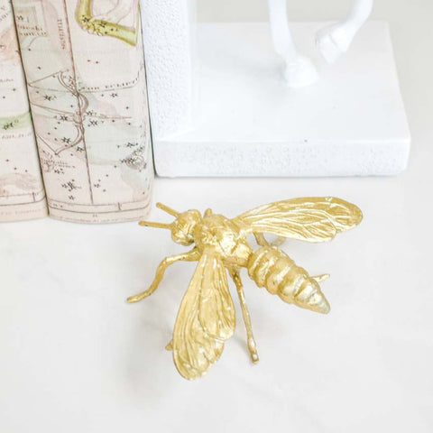 Cricket Gold Insect Sculpture Decor. 