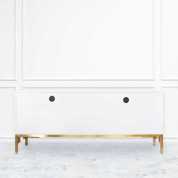 Back view of the Divine 4 door TV console.