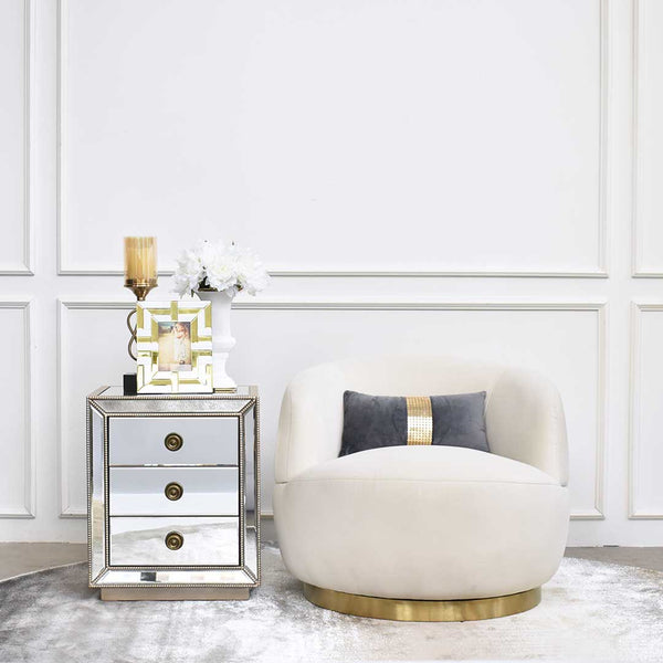 Bed side table and living room drawer decor ideas.