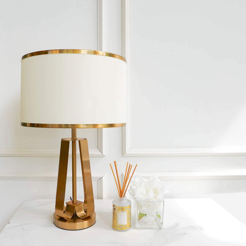 Jacques Gold Table Lamp with Entrance Console Table Decor Ideas