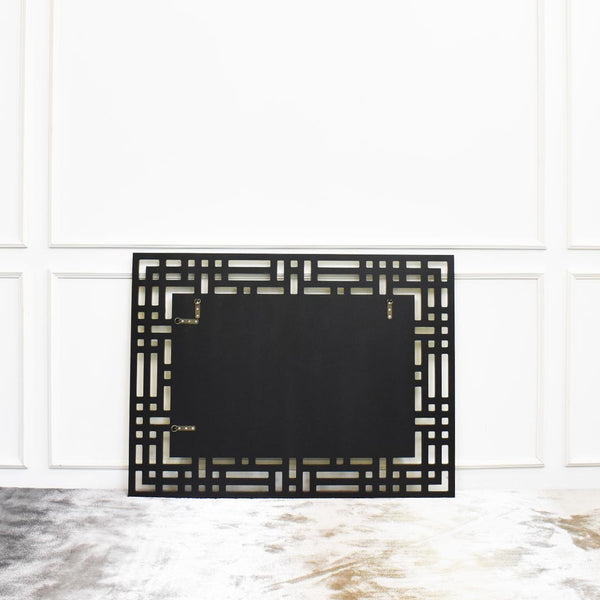 Back view of Desiree wall mirror hooks.