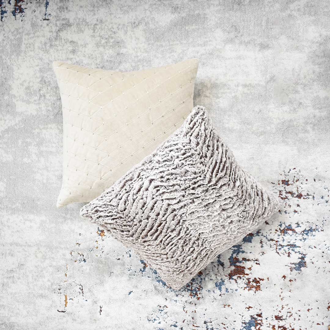 Dkny faux fur throw pillows clearance