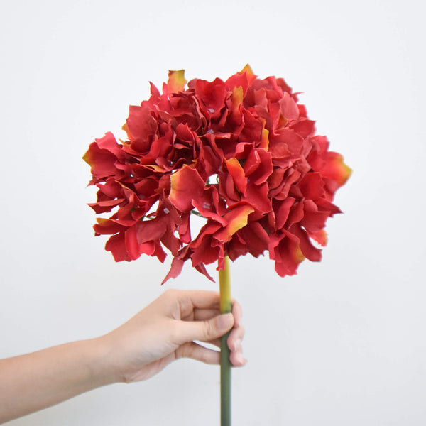 Burnt orange and red mix hues give the most relaxing feeling of autumn appeal to any living space. 