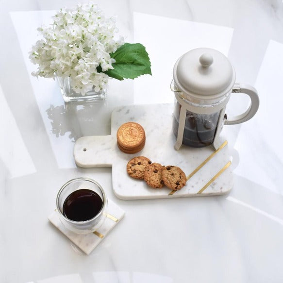 Park Avenue Marble Tray Collection Cheeseboard with Breakfast Lifestyle Decor Ideas.