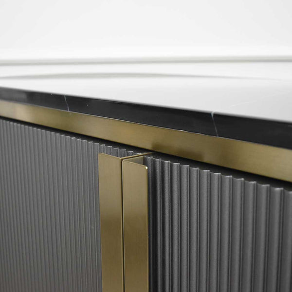 Black and Gold Verity Console for a bold and unique look.